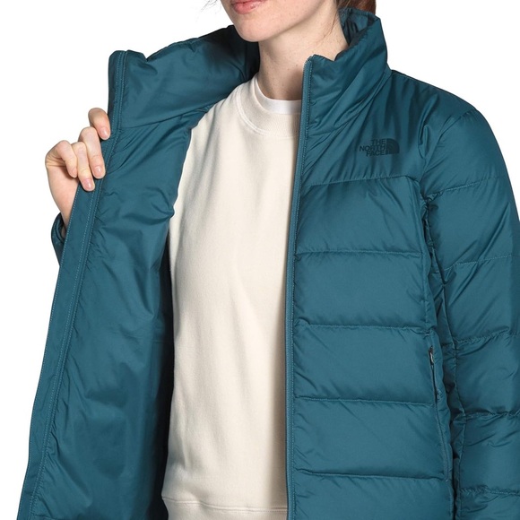 New THE NORTH FACE Valle Down Puffer Jacket Mallard Blue Teal $169 XL X-Large - Picture 5 of 9
